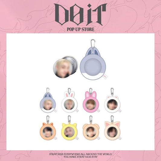 (PRE-ORDER) STRAY KIDS - "DO IT" POP-UP STORE MD - SOFT FACE BADGE & SKZOO COVER SET (8 VERSIONS)
