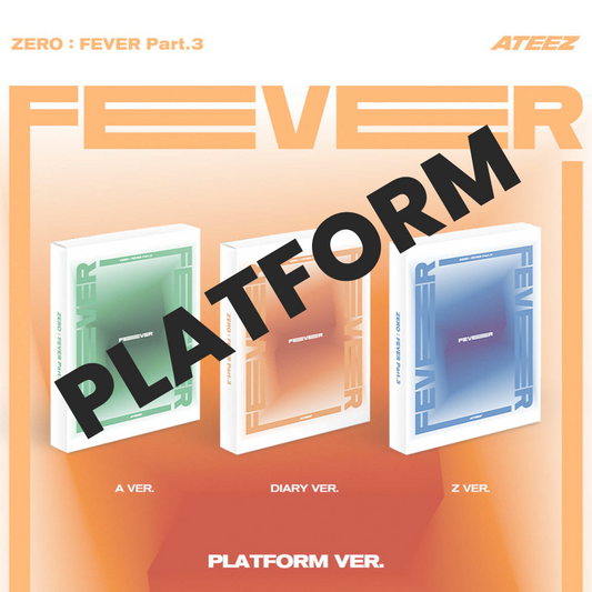 ATEEZ - ZERO : FEVER PART.3 (PLATFORM VER.) (3 VERSIONS) - LightUpK