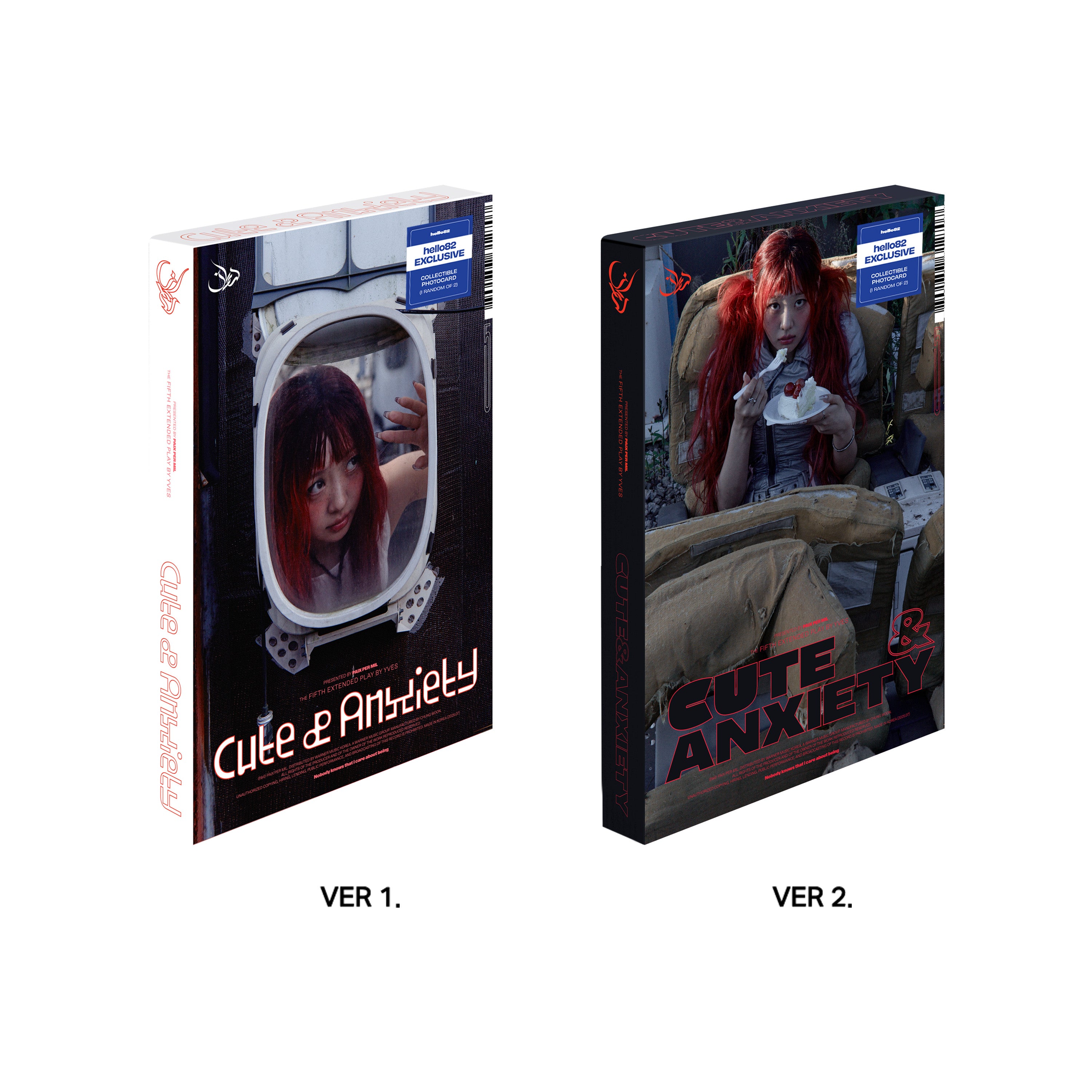 (PRE-ORDER) [hello82] [hello82 EXCLUSIVE] YVES - CUTE & ANXIETY (2 VERSIONS)