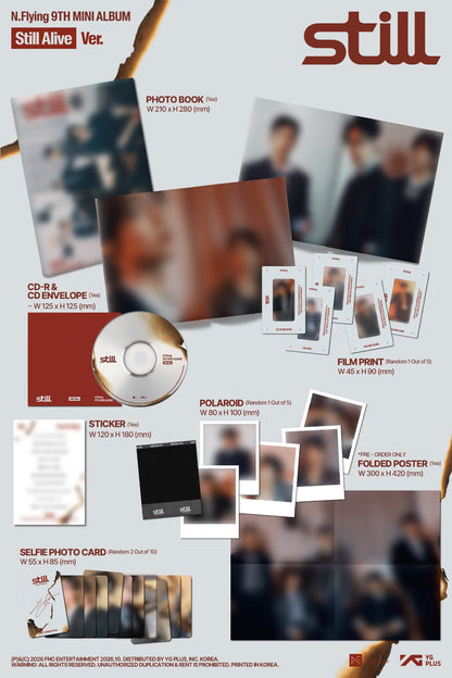 (PRE-ORDER) N.FLYING - 9TH MINI ALBUM [STILL] (PHOTOBOOK VER.) (2 VERSIONS) RANDOM