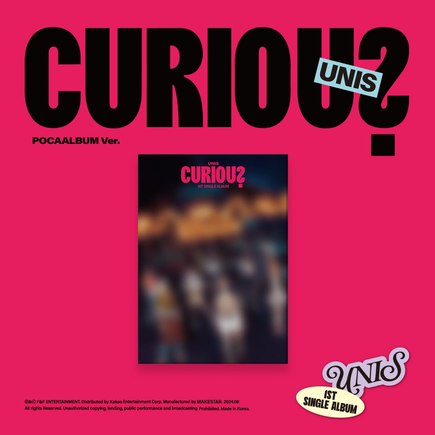 UNIS - 1ST SINGLE [CURIOUS] (POCAALBUM VER.)