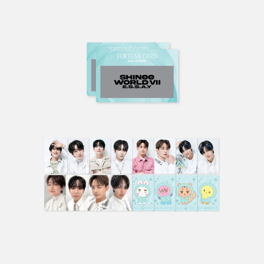 SHINEE - 12 FORTUNE SCRATCH SET / 2025 SHINEE WORLD VII [ESSAY] OFFICIAL MD - LightUpK