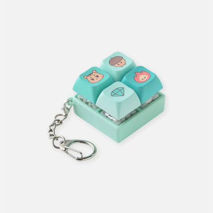 SHINEE - 04 KEYCAP KEYRING / 2025 SHINEE WORLD VII [ESSAY] OFFICIAL MD (4 VERSIONS) - LightUpK