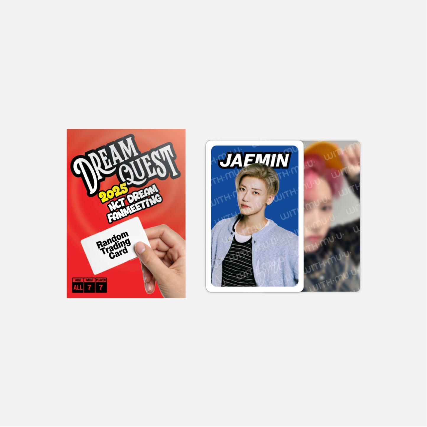 NCT DREAM - 06 RANDOM TRADING CARD SET / 2025 NCT DREAM FANMEETING [DREAM QUEST] OFFICIAL MD - LightUpK