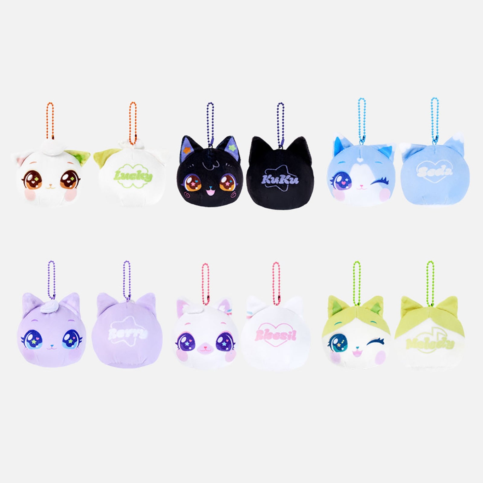 WISHCAT X NCT WISH - 06 STRESS BALL KEYRING / 2026 WISHCAT X NCT WISH OFFICIAL MD (6 VERSIONS) - LightUpK