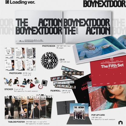 (PRE-ORDER) BOYNEXTDOOR - 5TH EP [THE ACTION] (3 VERSIONS) RANDOM - LightUpK