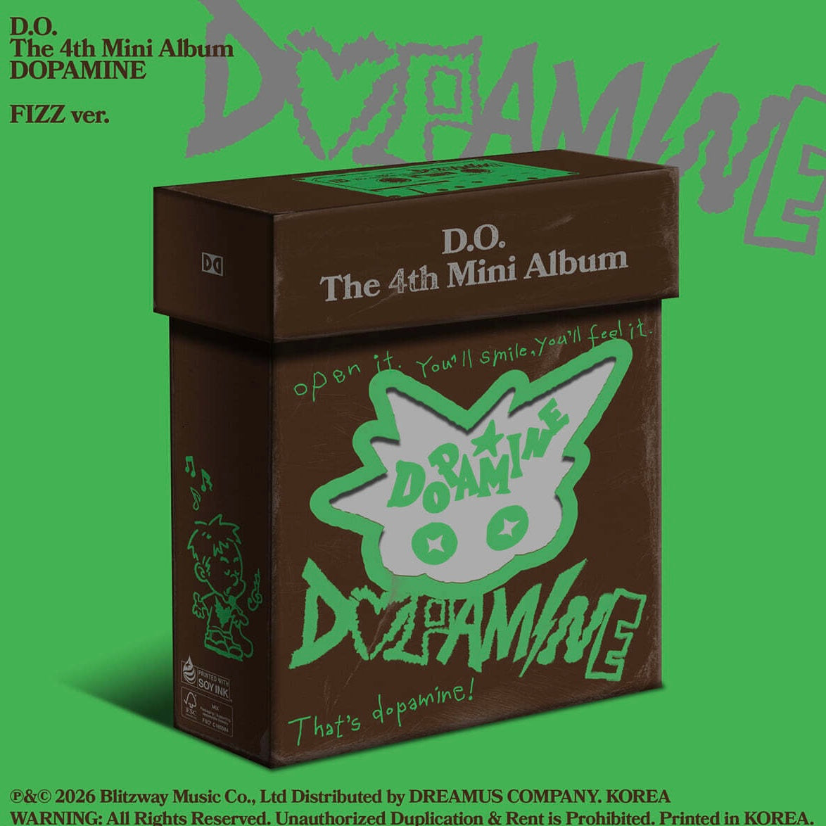 (PRE-ORDER) D.O. - 4TH MINI ALBUM [DOPAMINE] (FIZZ VER.)