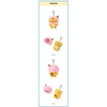 (PRE-ORDER) SEVENTEEN - ICE CREAM WITH MINITEEN CHARACTER POP UP OFFICIAL MD PLUSH KEYRING (13 VERSIONS)
