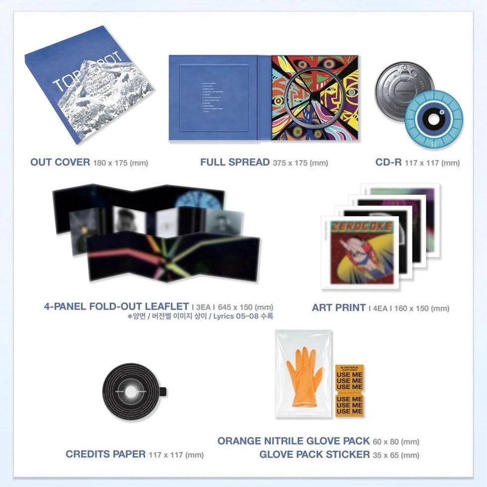 (PRE-ORDER) T.O.P - 1ST ALBUM [TOP SPOT - ANOTHER DIMENSION] (3 VERSIONS) RANDOM - LightUpK