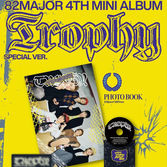 (PRE-ORDER) 82MAJOR - 4TH MINI ALBUM [TROPHY] (SPECIAL VER.) - LightUpK
