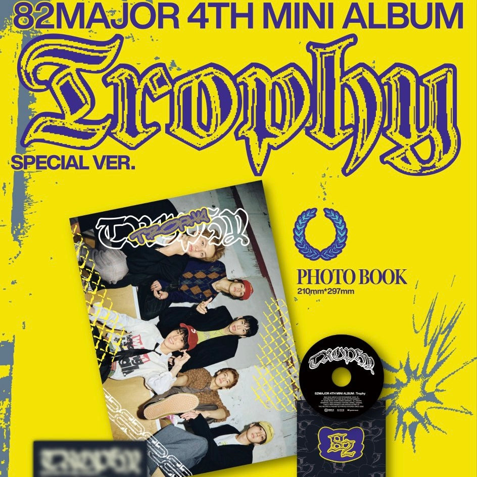 (PRE-ORDER) 82MAJOR - 4TH MINI ALBUM [TROPHY] (SPECIAL VER.) - LightUpK