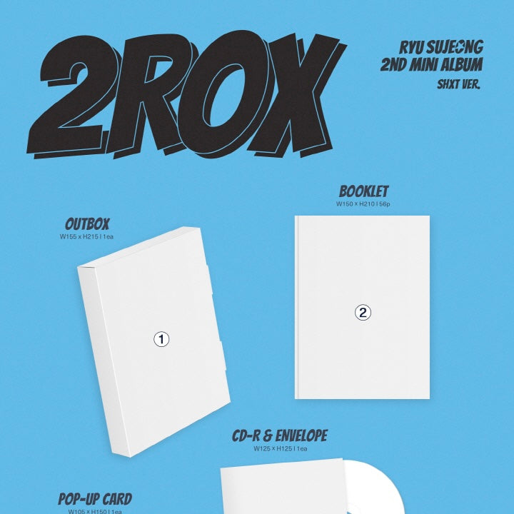 RYU SU JEONG - 2ND MINI ALBUM [2ROX] (2 VERSIONS) - LightUpK