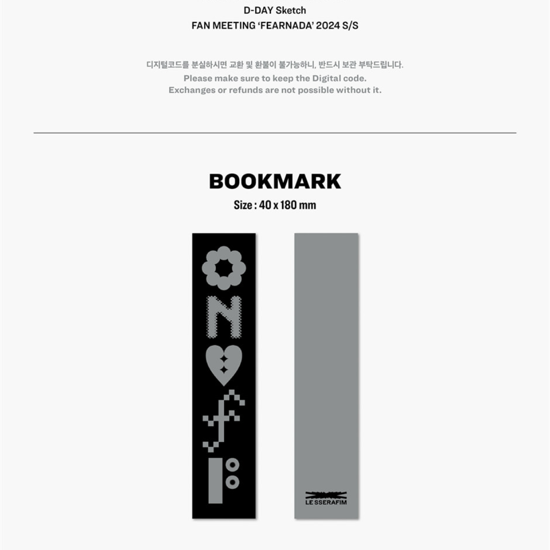 (PRE-ORDER) LE SSERAFIM - LE SSERAFIM ON-OFF 23-24 - LightUpK