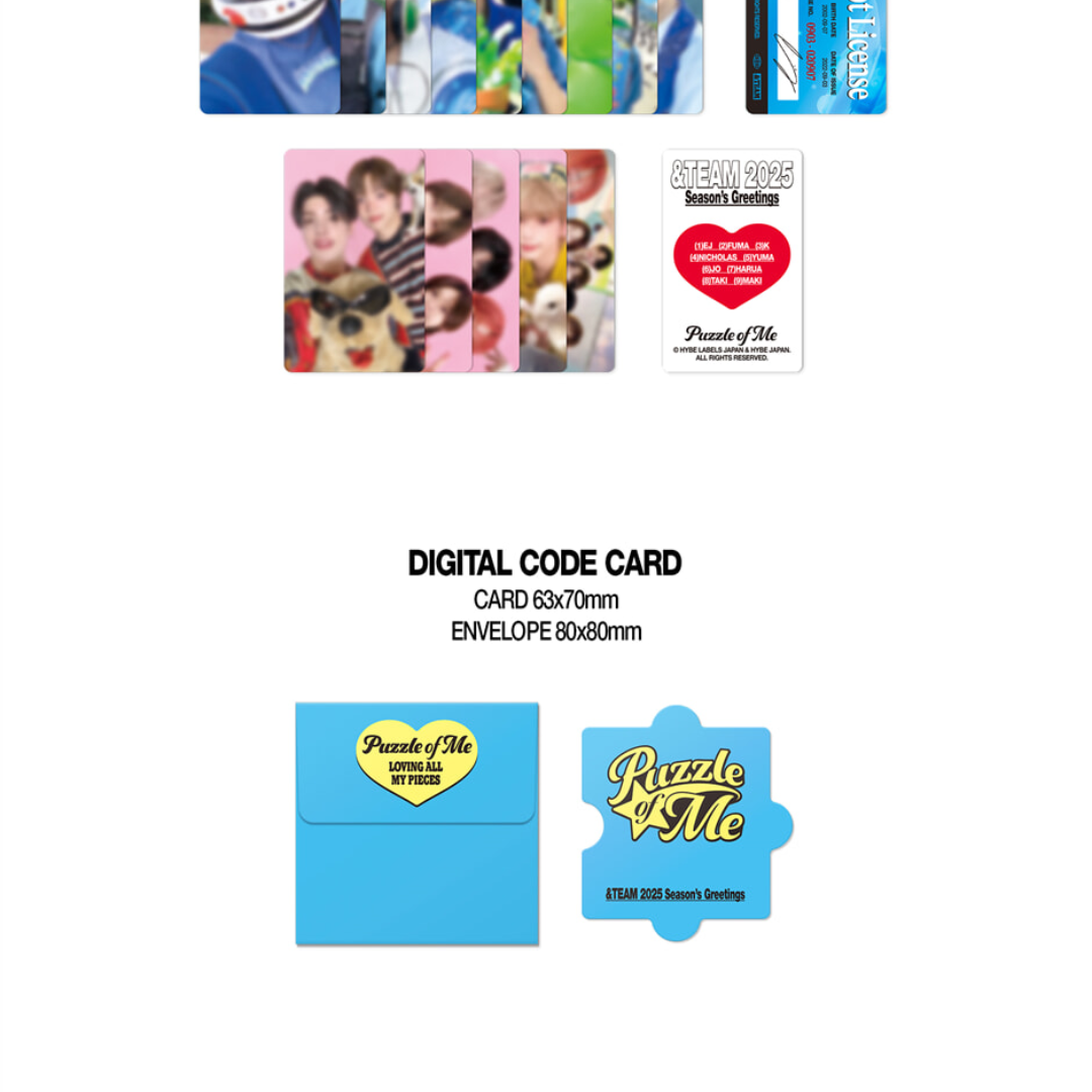 (PRE-ORDER) &TEAM - 2025 SEASON'S GREETINGS [PUZZLE OF ME]