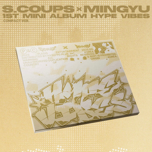 (PRE-ORDER) S.COUPSXMINGYU (SEVENTEEN) - 1ST MINI ALBUM [HYPE VIBES] COMPACT VER. - LightUpK