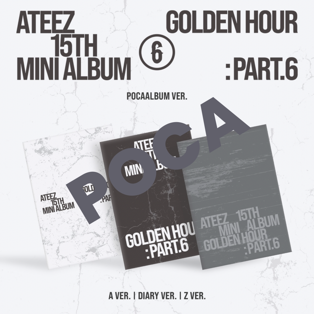 (PRE-ORDER) ATEEZ - GOLDEN HOUR : PART.6 (POCAALBUM VER.) (3 VERSIONS) RANDOM