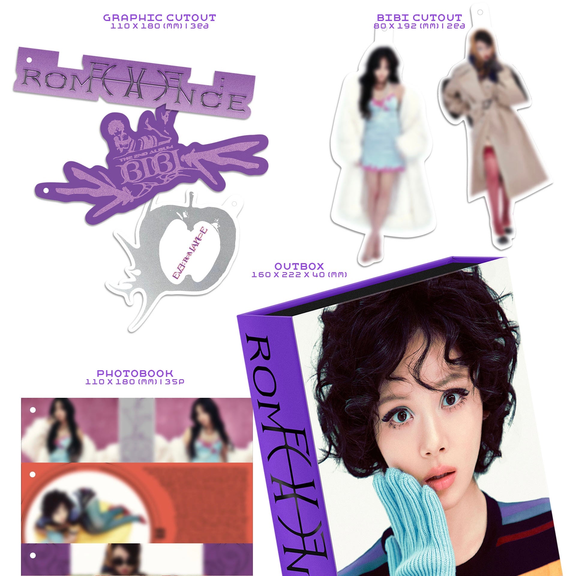 (PRE-ORDER) BIBI - 2ND ALBUM [EVE: ROMANCE] (2 VERSIONS) RANDOM - LightUpK