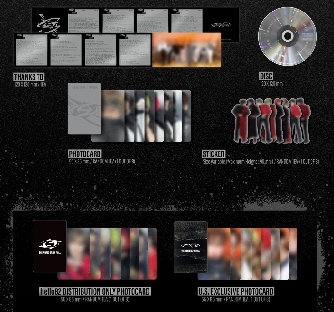 [HELLO82 EXCLUSIVE] ATEEZ - THE WORLD EP.FIN : WILL (DIGIPACK VER.) [US EXCLUSIVE]