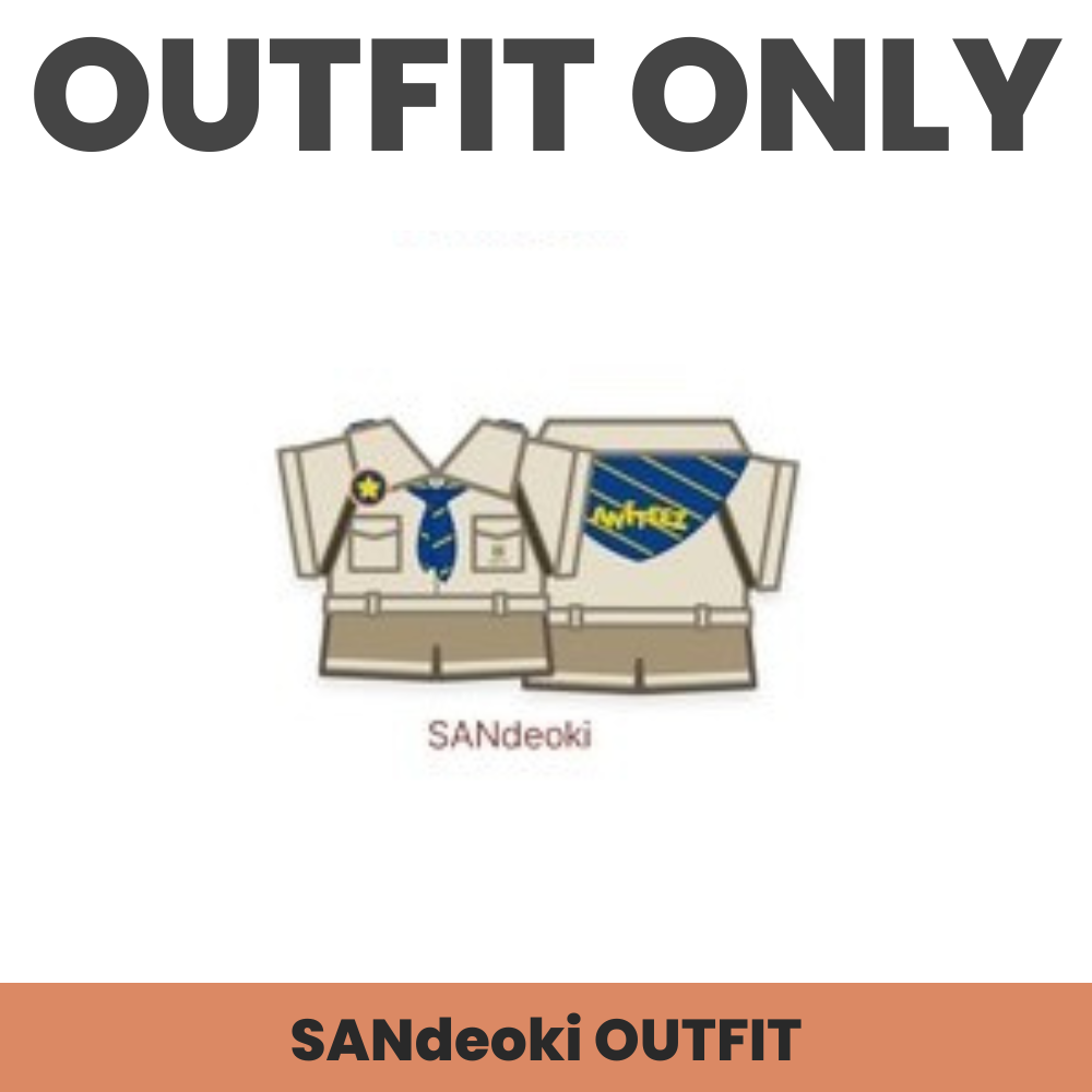 (PRE-ORDER) ATEEZ X ANITEEZ [ANITEEZ IN TREASURE] MD - 01 SCOUTING UNIFORM OUTFIT (8 VERSIONS) - LightUpK