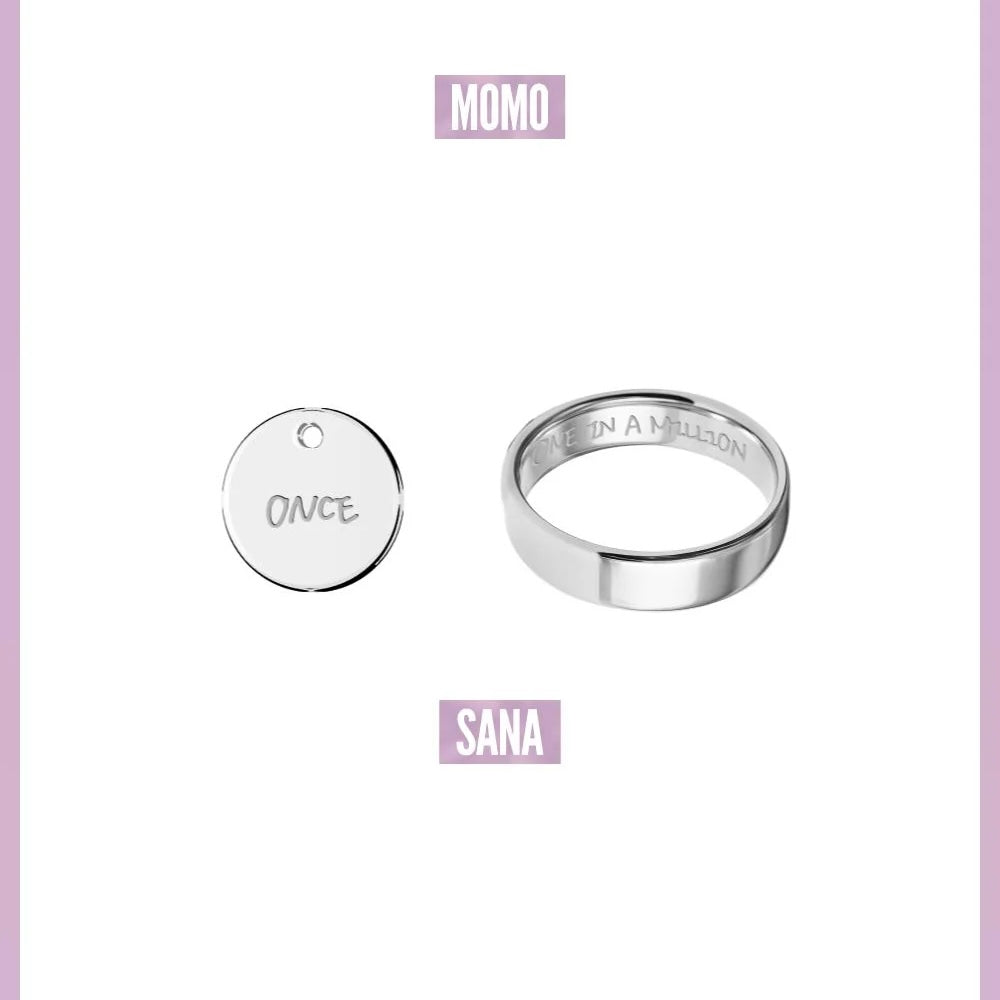 (PRE-ORDER) TWICE - TWICE <THIS IS FOR> WORLD TOUR IN INCHEON MD - RING NECKLACE SET (9 VERSIONS) - LightUpK