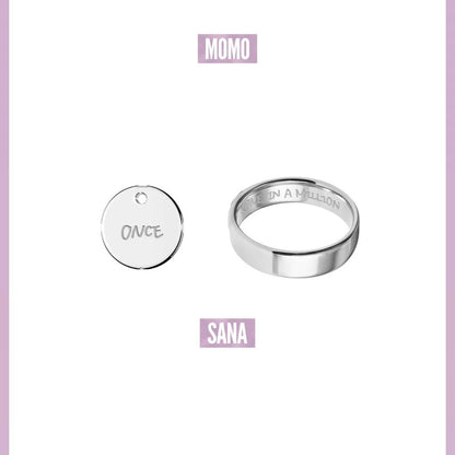 (PRE-ORDER) TWICE - TWICE <THIS IS FOR> WORLD TOUR IN INCHEON MD - RING NECKLACE SET (9 VERSIONS) - LightUpK
