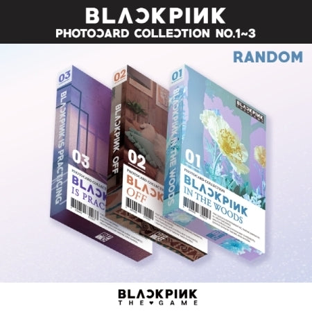 BLACKPINK - THE GAME PHOTOCARD COLLECTION TRADING CARDS (3 VERSIONS)