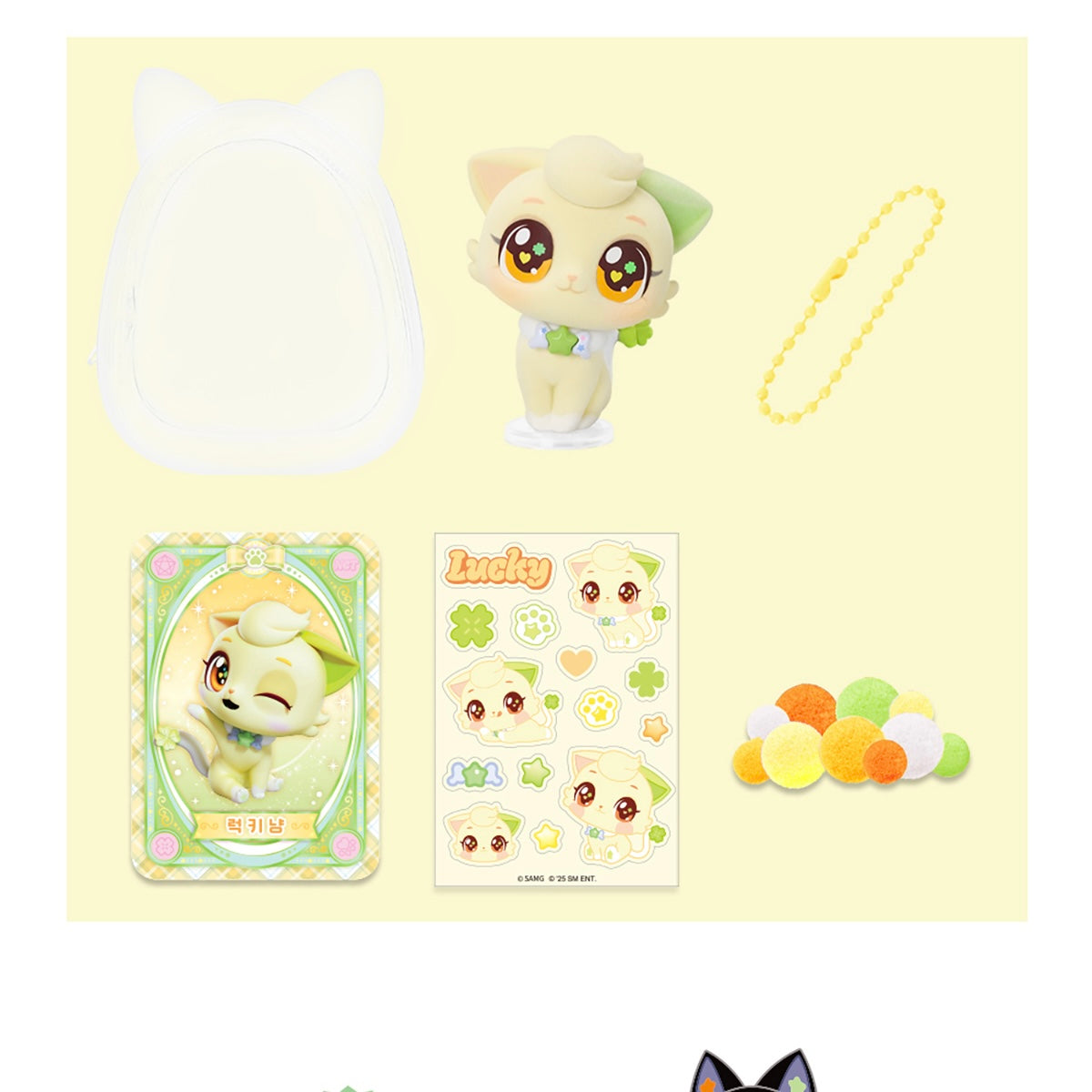(PRE-ORDER) WISHCAT X NCT WISH - 01 RANDOM FIGURE / 2026 WISHCAT X NCT WISH OFFICIAL MD (6 VERSIONS) RANDOM - LightUpK