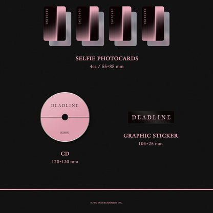 (PRE-ORDER) BLACKPINK - 3RD MINI ALBUM [DEADLINE] (2 VERSIONS) RANDOM