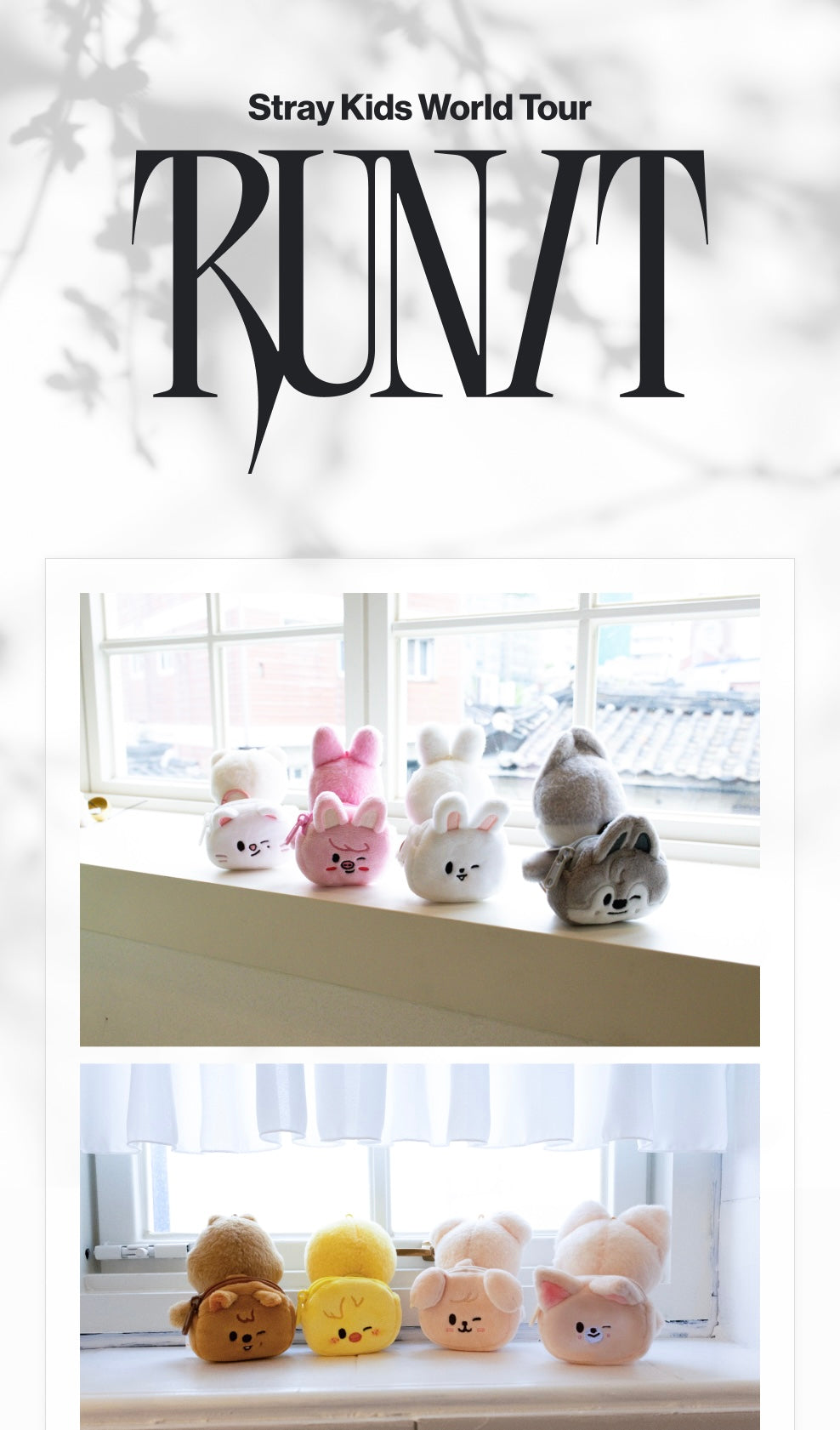 (PRÉCOMMANDE) STRAY KIDS - PORTE-CLÉS MINI SAC À DOS SKZOO - RUN IT (8 VERSIONS)