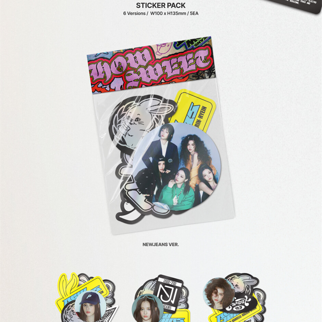 (PRE-ORDER) NEWJEANS - [HOW SWEET] (STANDARD VER.) (6 VERSIONS) RANDOM