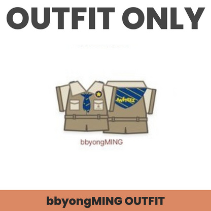 (PRE-ORDER) ATEEZ X ANITEEZ [ANITEEZ IN TREASURE] MD - 01 SCOUTING UNIFORM OUTFIT (8 VERSIONS) - LightUpK