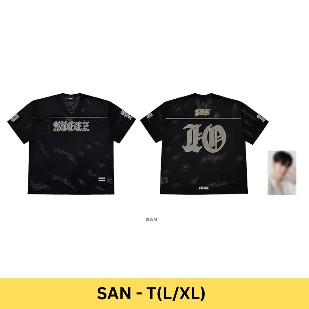 ATEEZ - 'IN YOUR FANTASY' OFFICIAL TOUR MERCH FOOTBALL UNIFORM (24 TYPES)