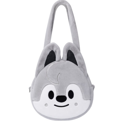 (PRE-ORDER) STRAY KIDS - SKZOO FACE SHOULDER BAG - SKZOO EVERYWHERE ALL AROUND THE WORLD (8 VERSIONS) - LightUpK