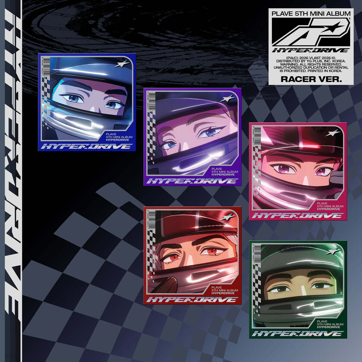 (PRE-ORDER) PLAVE - 5TH MINI ALBUM [HYPERDRIVE] (RACER VER.) (5 VERSIONS) RANDOM