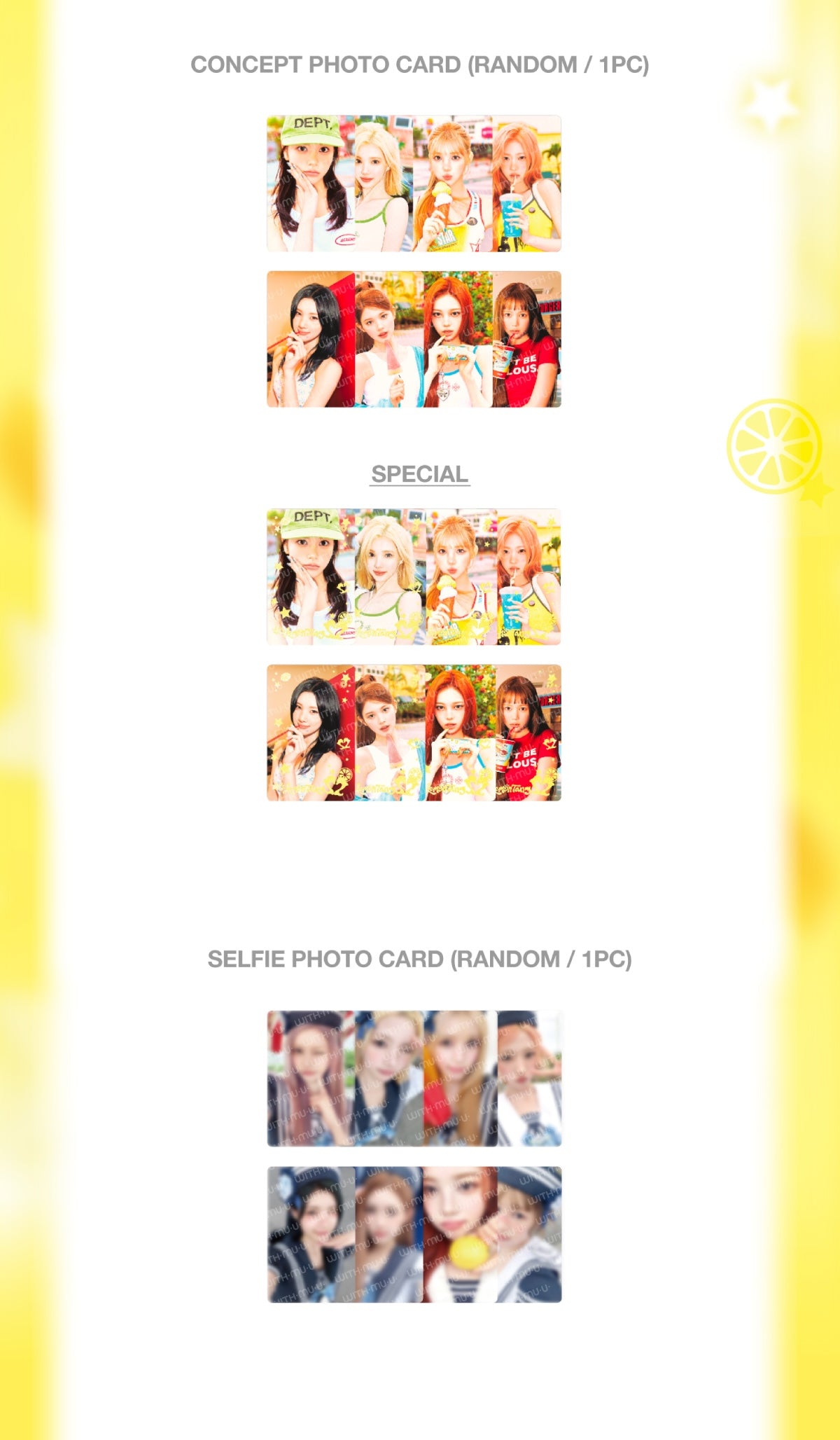(PRE-ORDER) HEARTS2HEARTS - 15 RANDOM TRADING CARD (B ver.) / 2026 Hearts2Hearts 2ND MINI ALBUM POP-UP [레몬탱 (LEMON TANG)] OFFICIAL MD