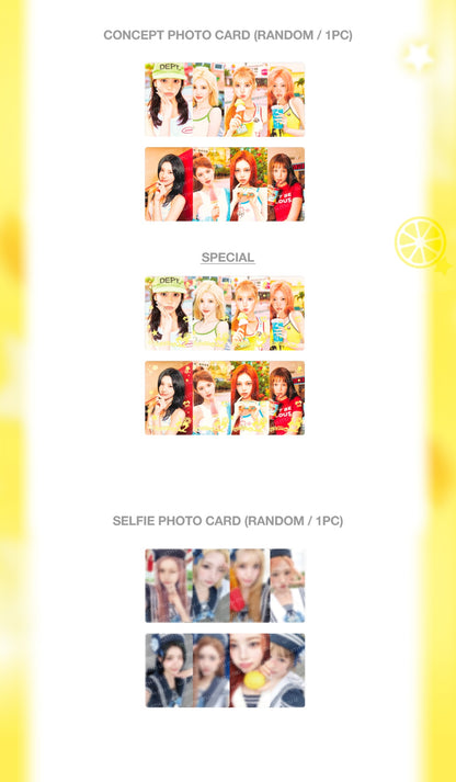 (PRE-ORDER) HEARTS2HEARTS - 15 RANDOM TRADING CARD (B ver.) / 2026 Hearts2Hearts 2ND MINI ALBUM POP-UP [레몬탱 (LEMON TANG)] OFFICIAL MD