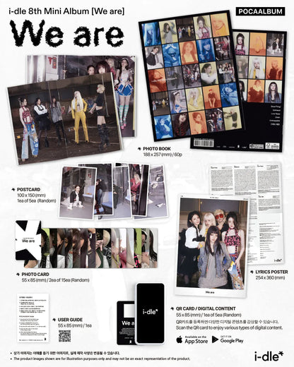I-DLE - 8TH MINI ALBUM [WE ARE] POCAALBUM (PHOTOBOOK VER.) - LightUpK
