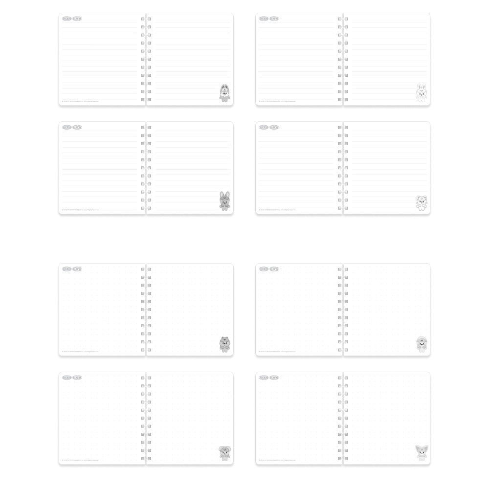 (PRE-ORDER) STRAY KIDS - SKZOO INDEX NOTE SEOUL Ver. - SKZOO EVERYWHERE ALL AROUND THE WORLD - LightUpK