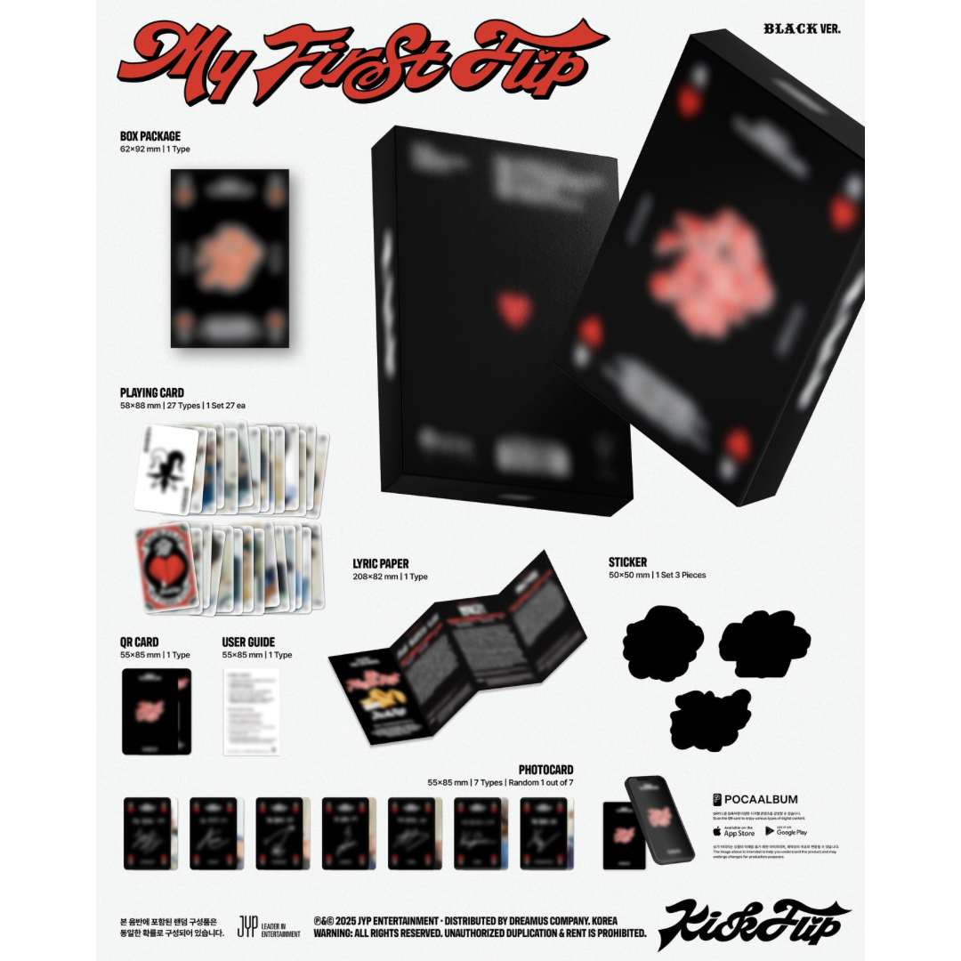 (PRE-ORDER) KICKFLIP - 3RD MINI ALBUM [[MY FIRST FLIP] (PLATFORM VER.) (2 VERSIONS) RANDOM - LightUpK