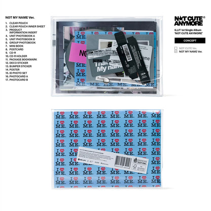 (PRE-ORDER) ILLIT - 1ST SINGLE ALBUM [NOT CUTE ANYMORE] (2 VERSIONS) RANDOM - LightUpK