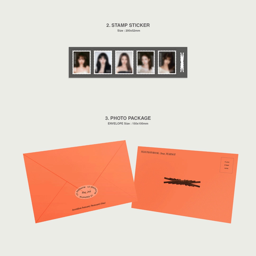 (PRE-ORDER) LE SSERAFIM - FILM PHOTOBOOK : DEAR, FEARNOT - LightUpK