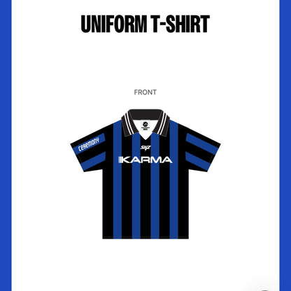 (PRE-ORDER) STRAY KIDS - UNIFORM T-SHIRT - KARMA POP-UP MERCH (8 VERSIONS) - LightUpK