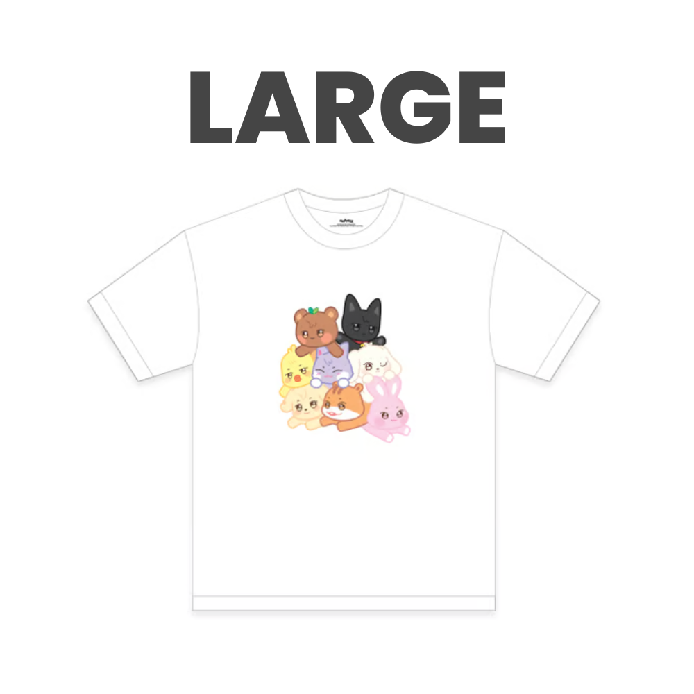 (PRE-ORDER) ATEEZ X ANITEEZ [ANITEEZ IN TREASURE] MD - 03 T-SHIRT (2 VERSIONS) - LightUpK