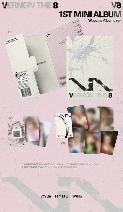 (PRE-ORDER) THE 8, VERNON - V8 1st Mini Album 'V8' WEVERSE ALBUM VER.