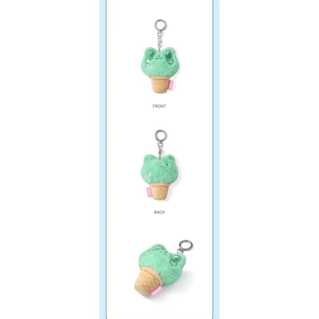 (PRE-ORDER) SEVENTEEN - ICE CREAM WITH MINITEEN CHARACTER POP UP OFFICIAL MD FACE KEYRING (13 VERSIONS)