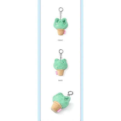 (PRE-ORDER) SEVENTEEN - ICE CREAM WITH MINITEEN CHARACTER POP UP OFFICIAL MD FACE KEYRING (13 VERSIONS)