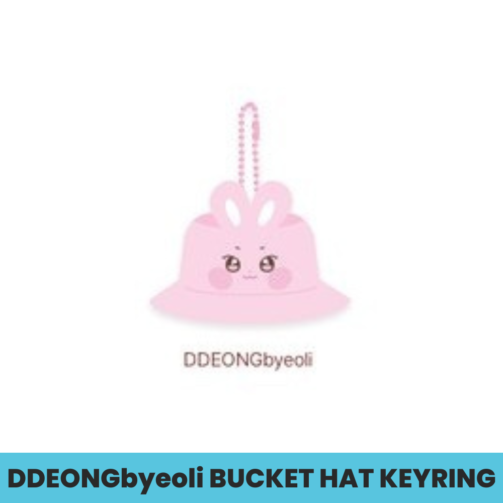 (PRE-ORDER) ATEEZ X ANITEEZ [ANITEEZ IN TREASURE] MD - 16 BUCKET HAT KEYRING (8 VERSIONS) - LightUpK