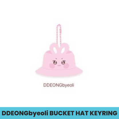 (PRE-ORDER) ATEEZ X ANITEEZ [ANITEEZ IN TREASURE] MD - 16 BUCKET HAT KEYRING (8 VERSIONS) - LightUpK