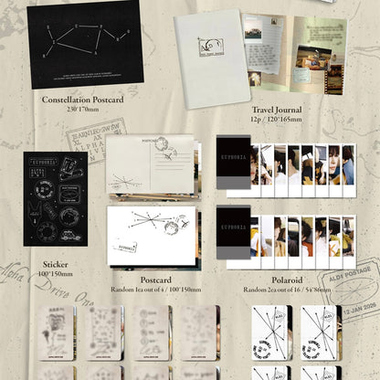ALPHA DRIVE ONE - THE 1ST MINI ALBUM [EUPHORIA] STAR ROAD VER. - LightUpK