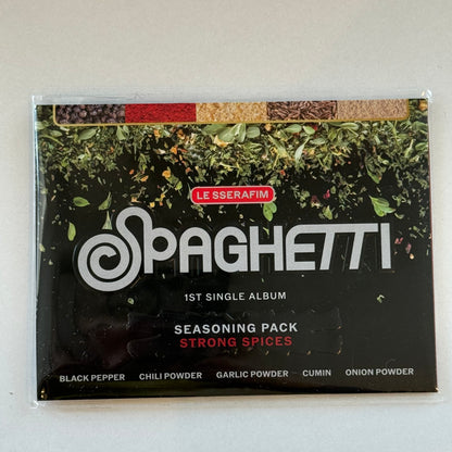 LE SSERAFIM - 1ST SINGLE ALBUM [SPAGHETTI] (WEVERSE ALBUMS VER.) (2 VERSIONS) - LightUpK